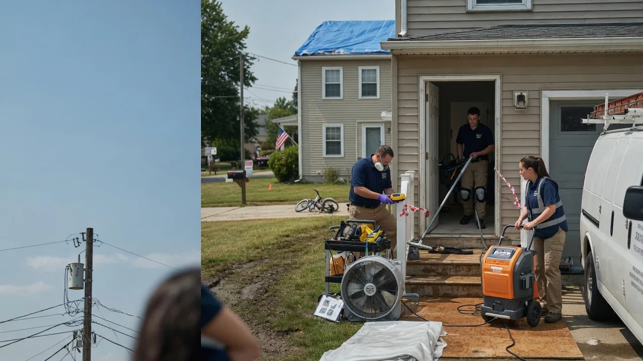 Water Damage Repair in Pipersville, PA near me